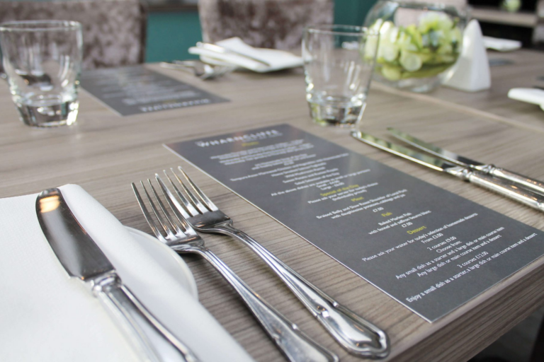 The Wharncliffe table setting