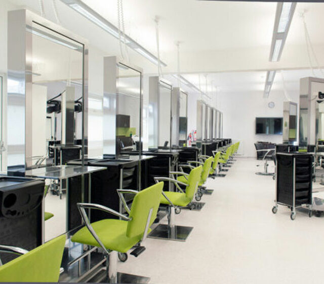 Inside the Dearne Valley College Salon