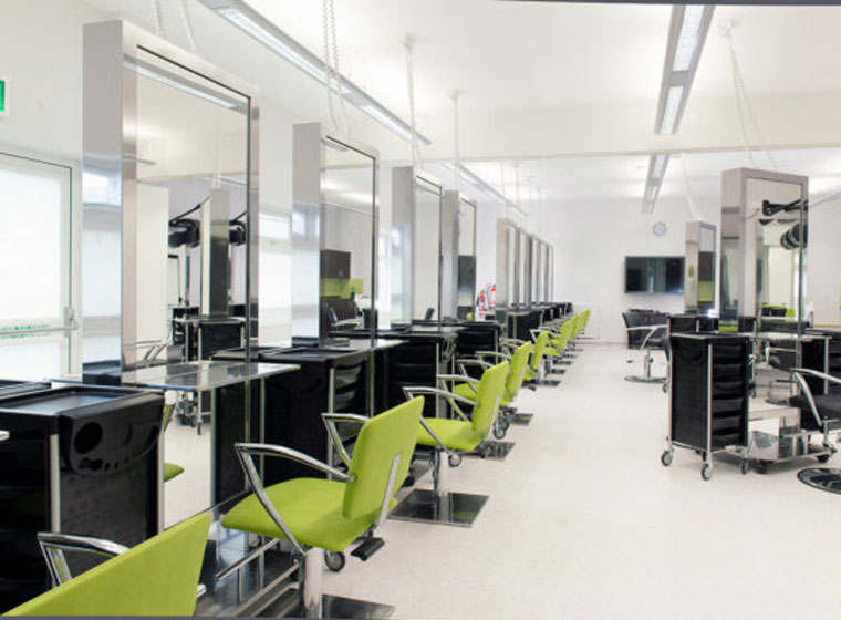 Inside the Dearne Valley College Salon