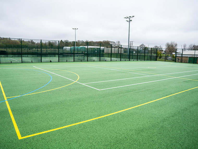 The outdoor sports area at DVC Sports