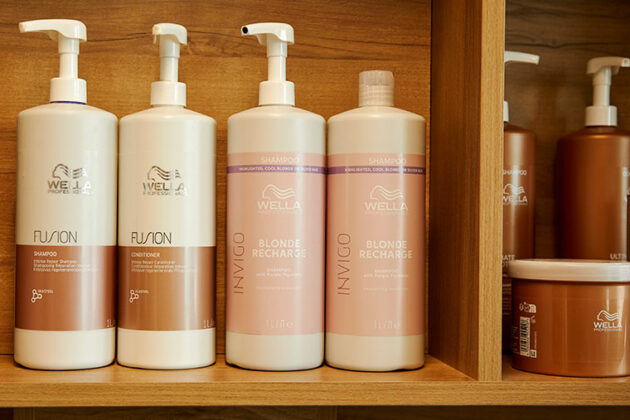 Products on a shelf
