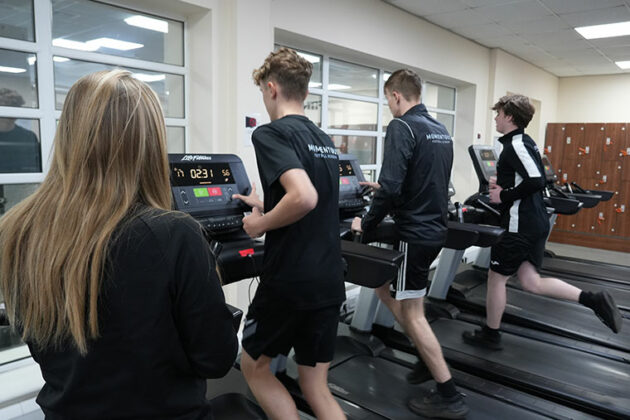 People using the treadmills in the DVC Sports gym