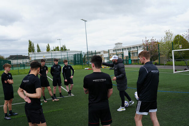 A Momentous Football Academy session