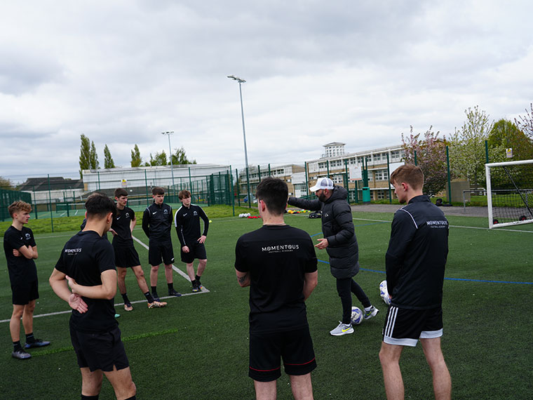 A Momentous Football Academy session